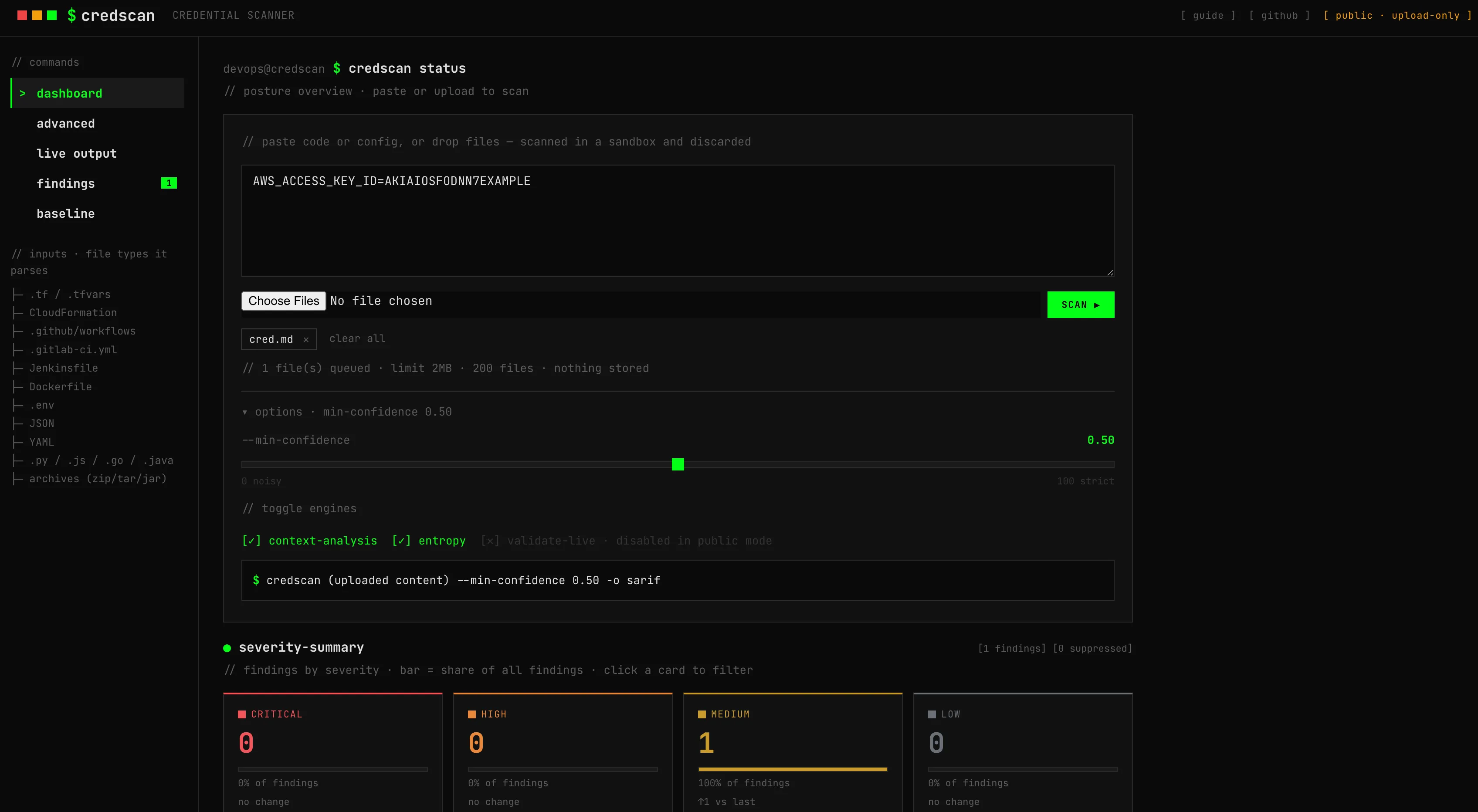 CredScan
